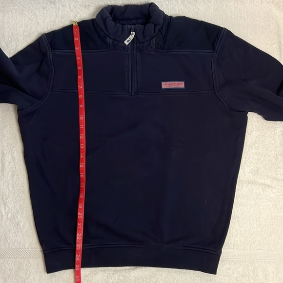 Vineyard Vines 3/4 Zip Shep Shirt, Navy, Men’s S - Picture 8 of 9